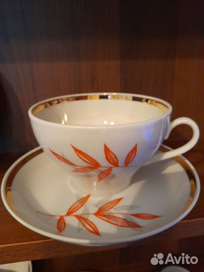 Чайная пара дулёво. Агитация СССР бокал