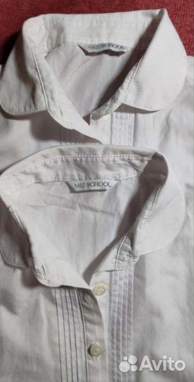 Блузки школьные Marks&Spenser 2шт. 146 см