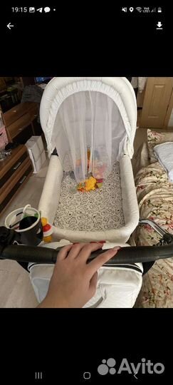 Коляска 2 в 1 эко кожа