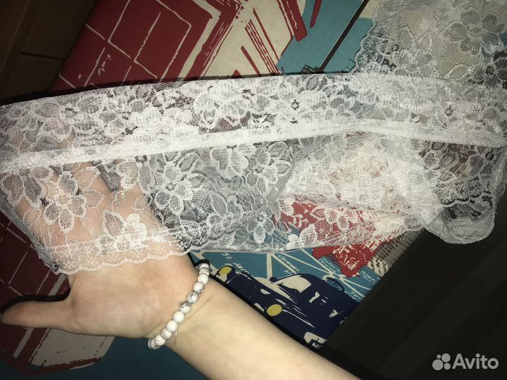 Белый школьный фартук