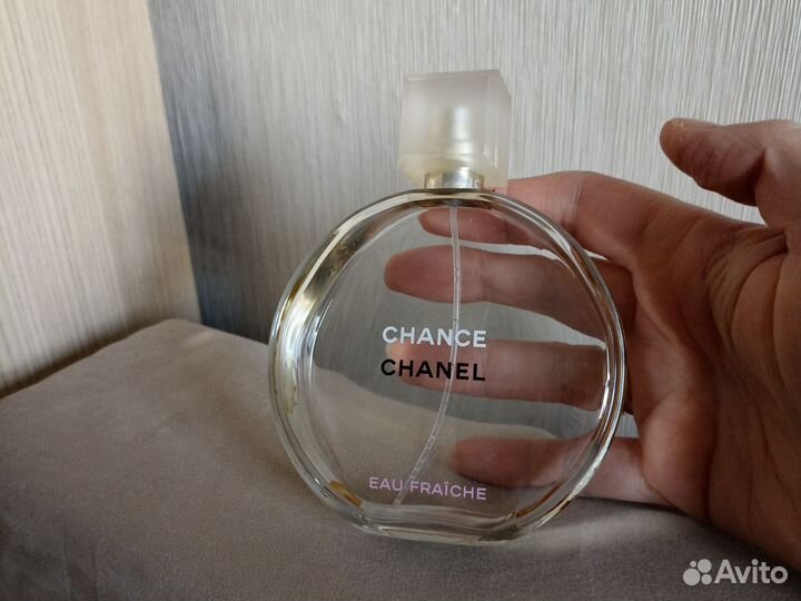 Пустой флакон и коробка от Chanel eau Fraiche