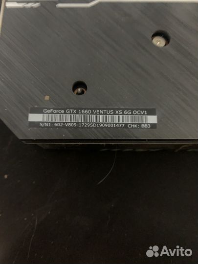 Видеокарта gtx 1660 6gb