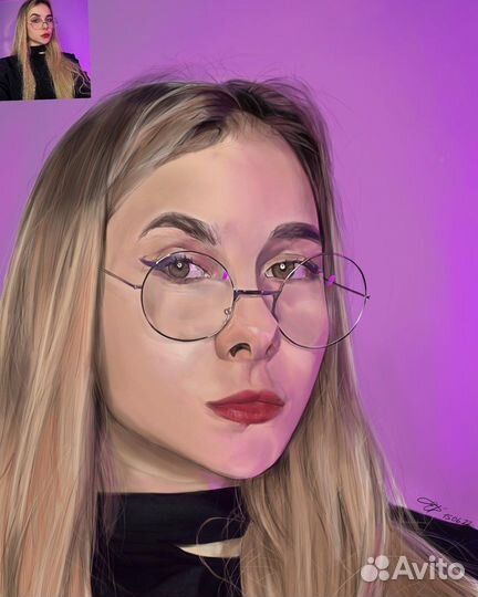 Портрет по фото,цифровой портрет