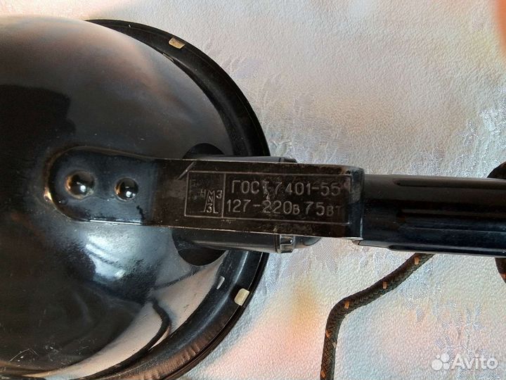 Медицинский рефлектор, или лампа минина СССР