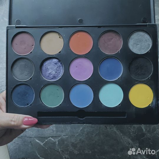 Палитра теней Jeans и Atelier Paris и корректоры