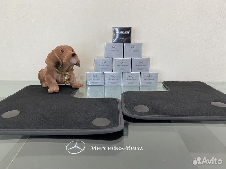 Оригинальные коврики 3 ряда Мерседес Бенц GLS