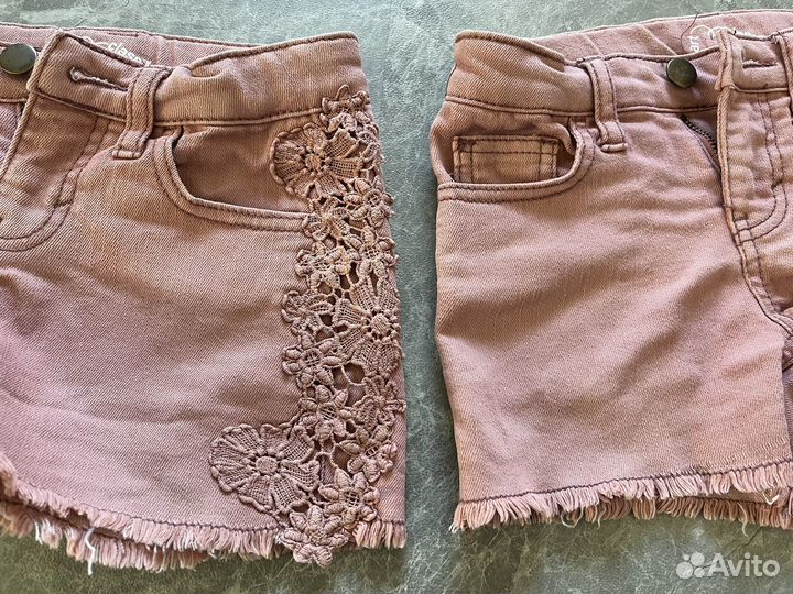 Шорты джинсовые для девочки 4 года