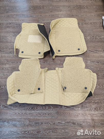 3D Коврики в салон Бежевые Toyota Camry 40 Лев рул