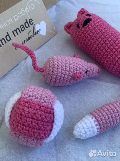 Игрушки для котят, котов, кошек. Ручная работа