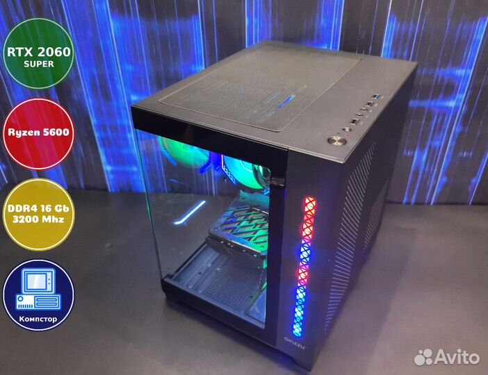 Системный блок AMD5600-RTX2060SUP-16DDR4-ENF68-A520