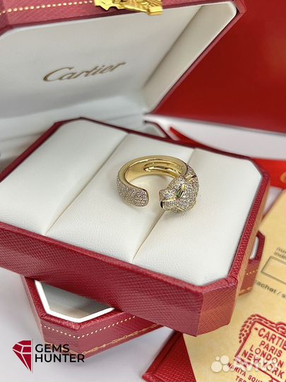 Кольцо золотое Cartier panthere