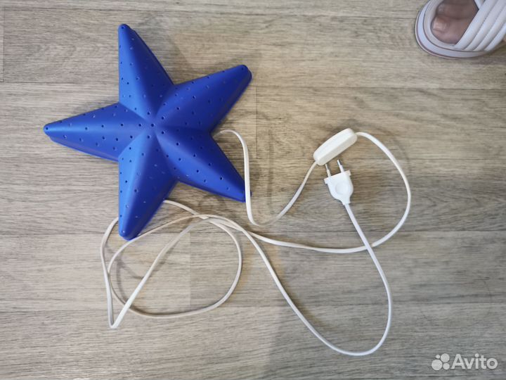 Ночник детский IKEA настенный звезда