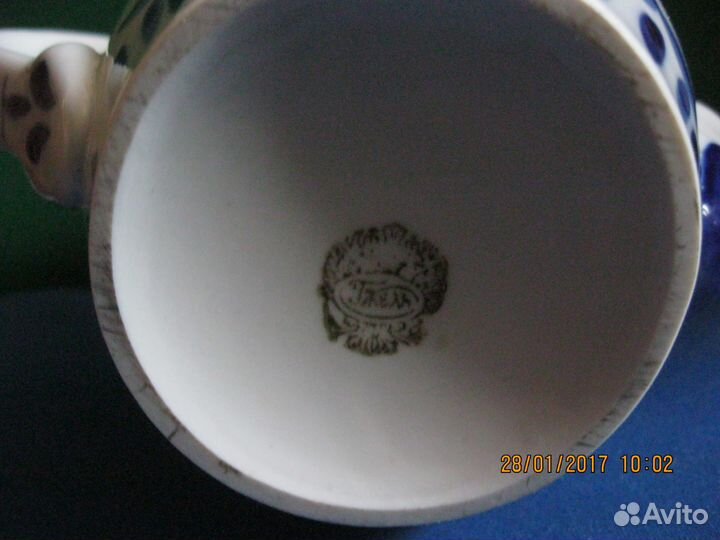 Гжель. Чайник-заварной. Советский период