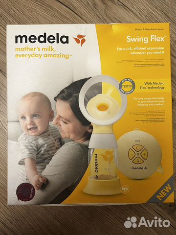 Молокоотсос medela swing flex электрический