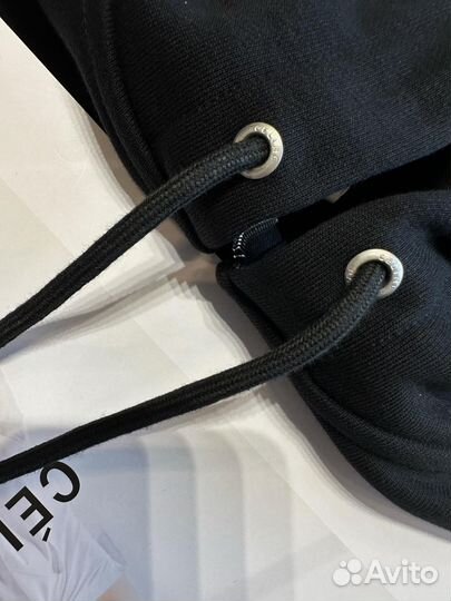 Черная женская зип худи Celine