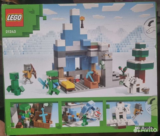 Конструктор Lego Minecraft The Frozen Peaks 21243