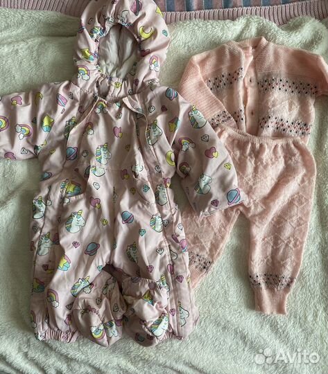 Пакет вещей на девочку 68 74 размер