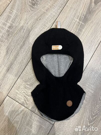 Шапка шлем для девочки зимняя nels
