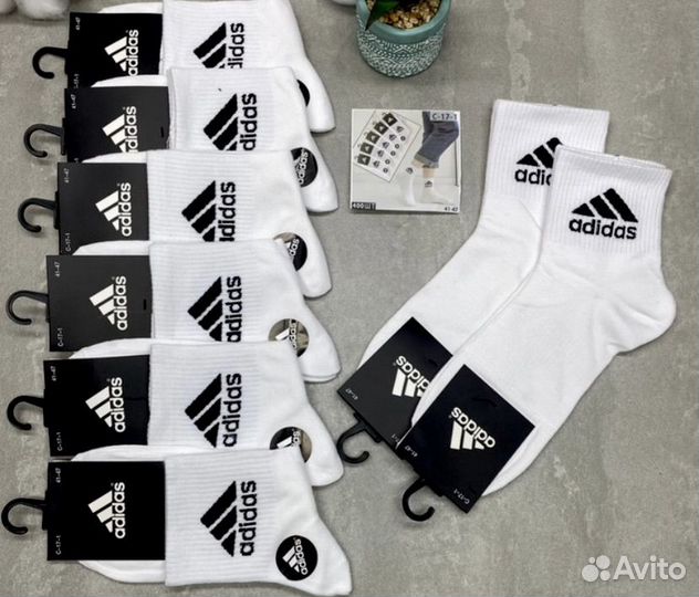 Мужские кожаные кроссовки Adidas фишки