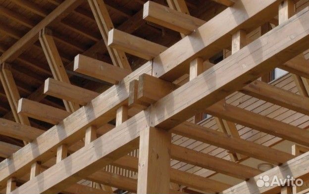 Клееный брус 146 на 320 для перекрытий