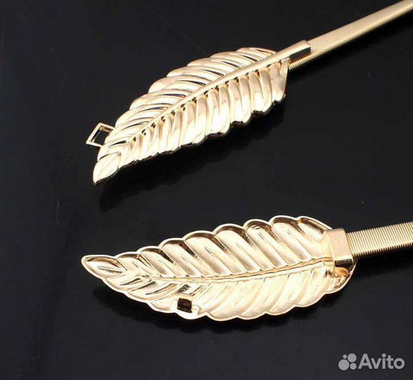 Ремешок из сплава под золото эластичный