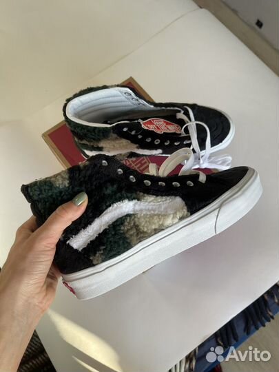 Кеды мужские Vans SK8-Hi Sherpa 38 размер