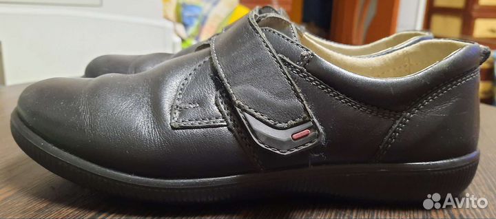 Ботинки кожаные