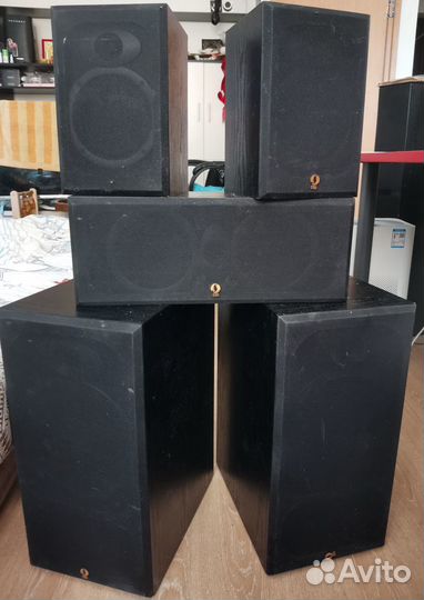 Набор колонок 5.1 Sven+ресивер HR-970