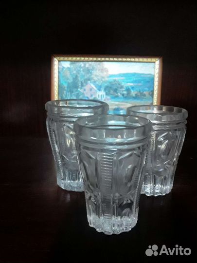 Стопки хрустальные СССР