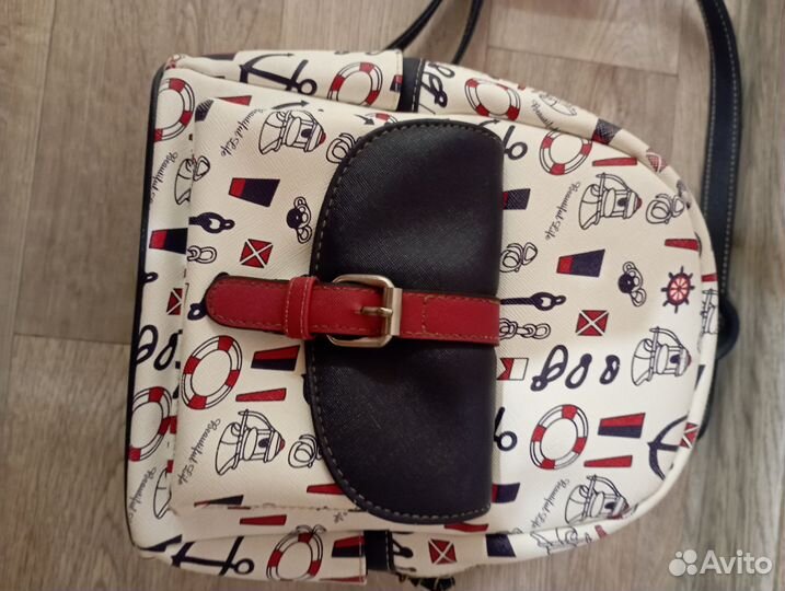 Рюкзак для девочки кож зам