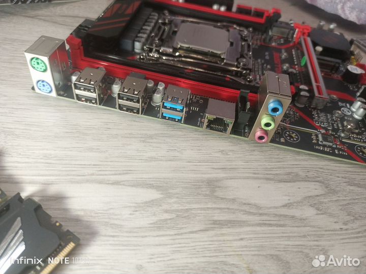 Материнская плата Kllisre+intel 2650v4 +ddr4 16Gb
