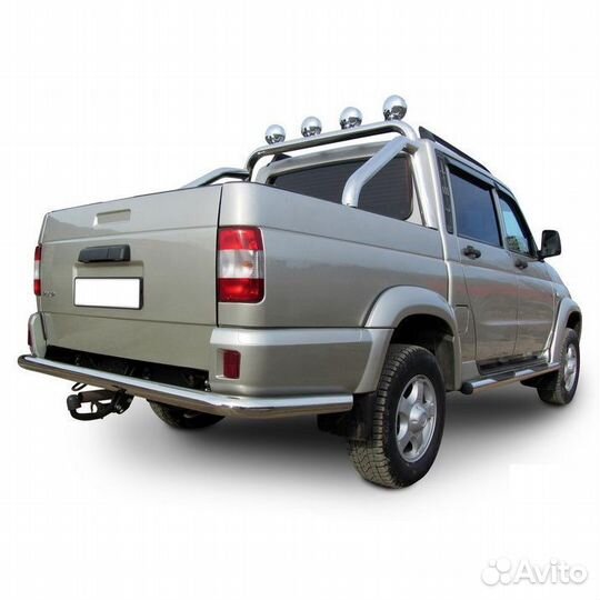 Защита заднего бампера UAZ pickup (2007)