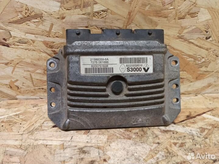 Эбу Renault Megane 2 1.6