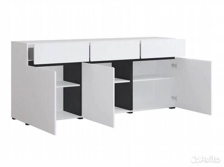 Комод белый Лайт с ящиками