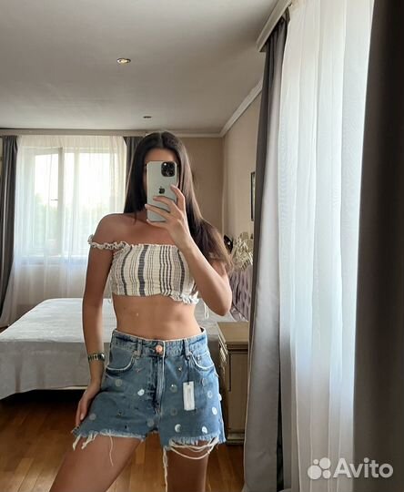 Шорты новые River Island (M) с паетками