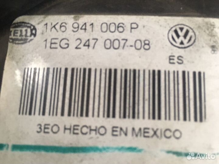 Правая оригинальная фара гольф5/джетта5