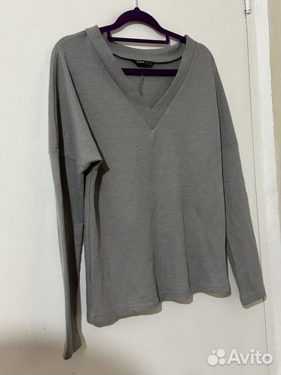 Серая женская кофта shein