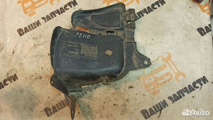 Пыльник двигателя передний левый Renault Logan