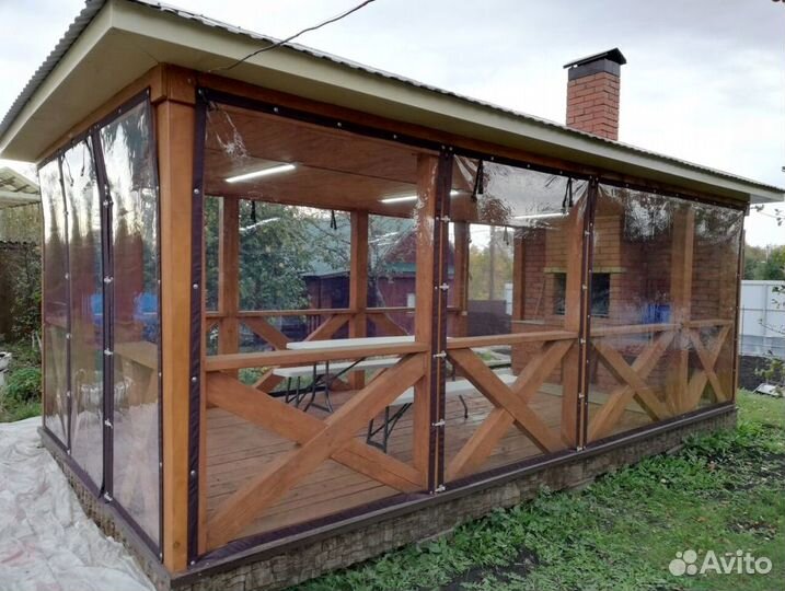 Прозрачные пвх окна