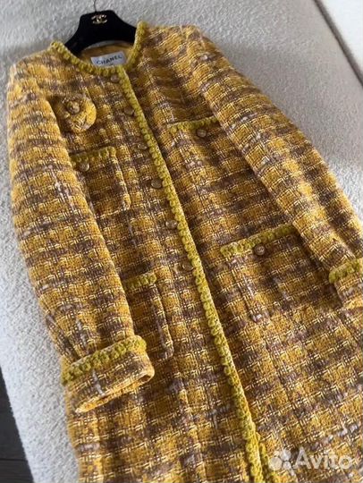 Пальто женское шерстяное chanel