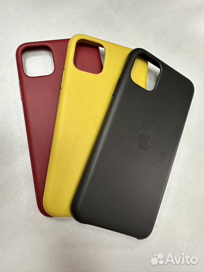 Оригинальные кожаные чехлы iPhone 11 pro max