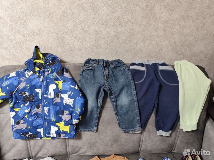 Детские вещи пакетом на мальчика 86 92