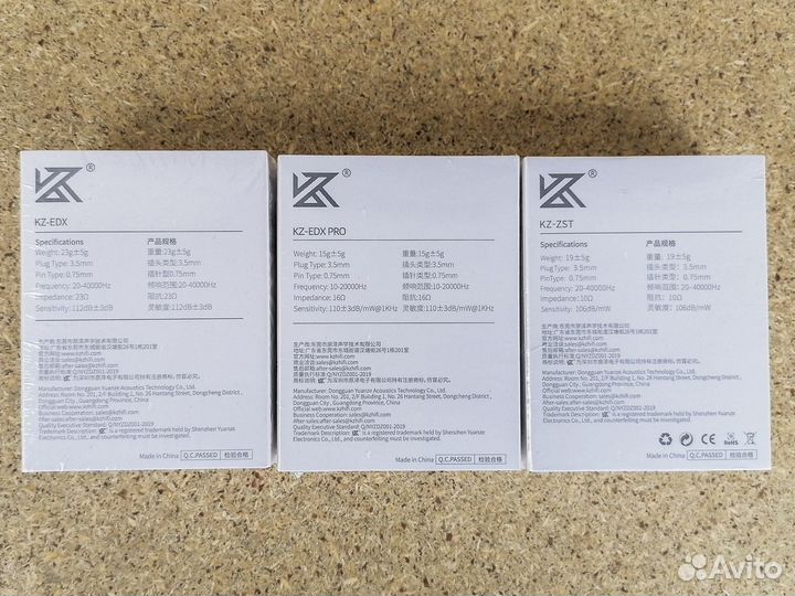 Наушники KZ ZS10 Pro, KZ ZSN Pro, KZ ZEX Новые