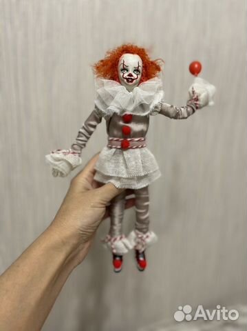Текстильная кукла Пеннивайз оно клоун