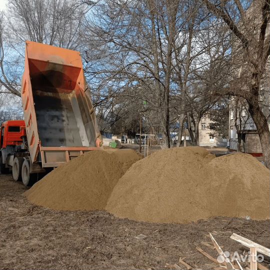 Песок карьерный с доставкой