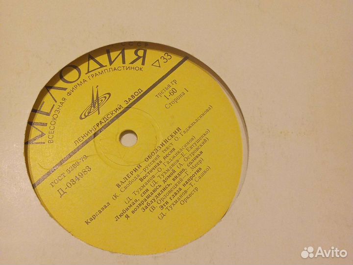 Виниловые пластинки