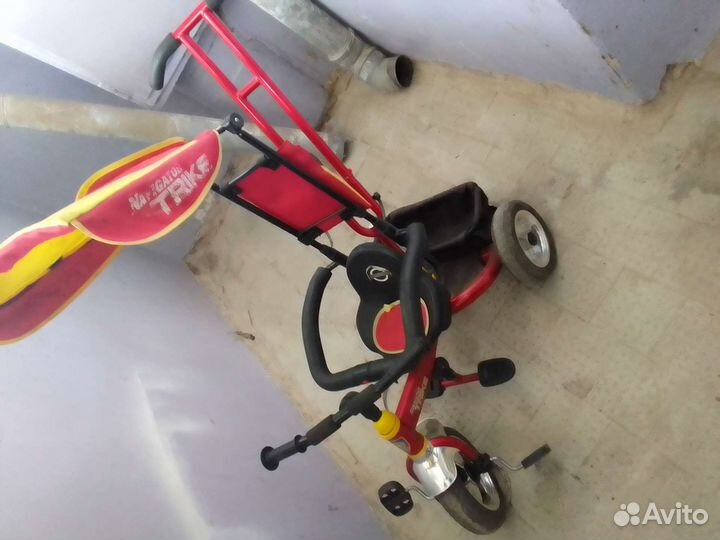 Детский трехколесный велосипед бу