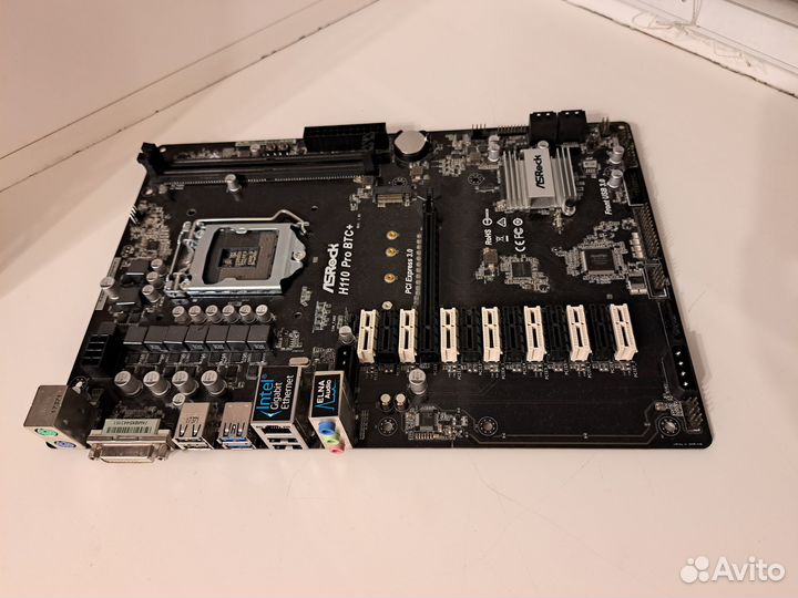 Материнская плата ASRock H110 Pro BTC+