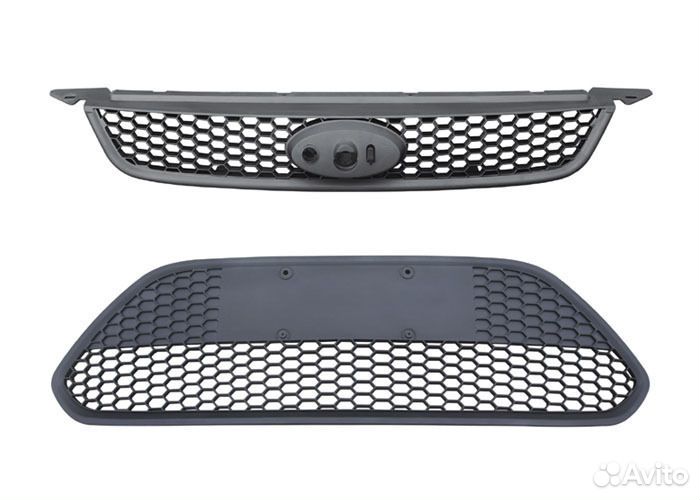 Решетка (соты) радиатора и бампера форд фокус 2