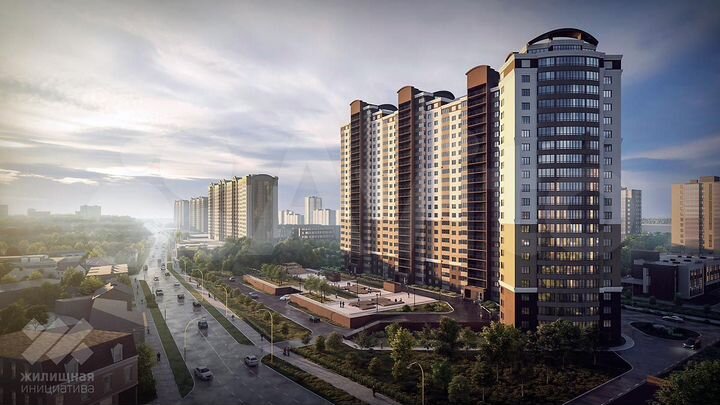 3-к. квартира, 65,3 м², 6/25 эт.